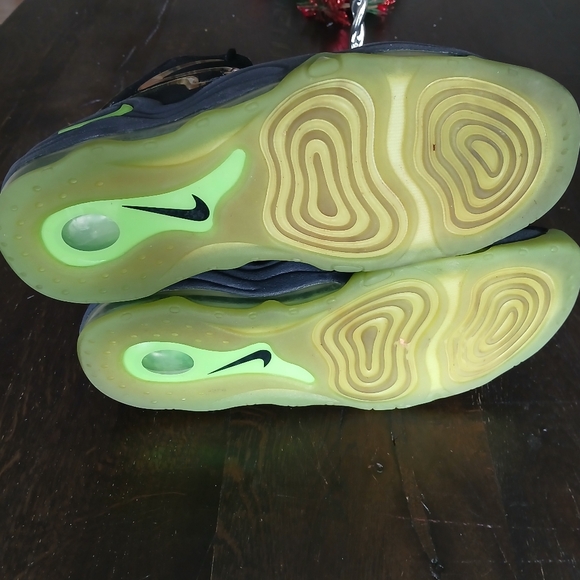 Nike Air Pippen Camo Black/Flash Lime Men's Basketball Shoes Size:10 Vintage - Picture 7 of 7